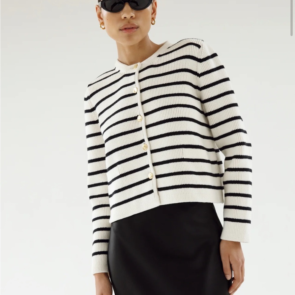 Almada The Label Striped Nova Cardigan